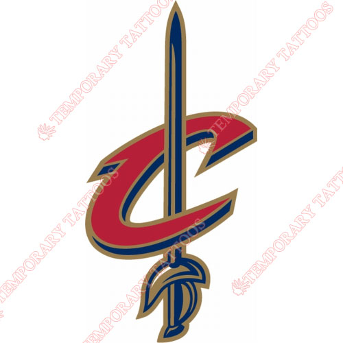 Cleveland Cavaliers Customize Temporary Tattoos Stickers NO.957
